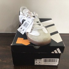 Adidas Samba Unisex Indoor Soccer Sneakers White Black Red Men 8 Women 9 New