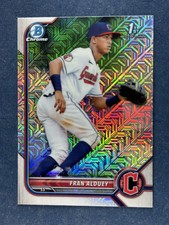 2022 Bowman Chrome Mojo Refractor Fran Alduey Guardians RC