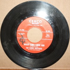CARBO BROTHERS *What Can I Give Her* SOUL SERENADE Northern Soul 45 on CENCO 109