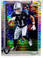 TRE TUCKER SHORT PRINT PULSAR REFRACTOR RAIDERS / 2025 TOPPS CHROME #175