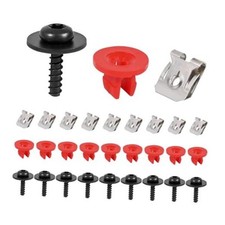 Engine Splash Shield Guard Undertray Cover Screws, Nuts, and Clip Kit 30PCS