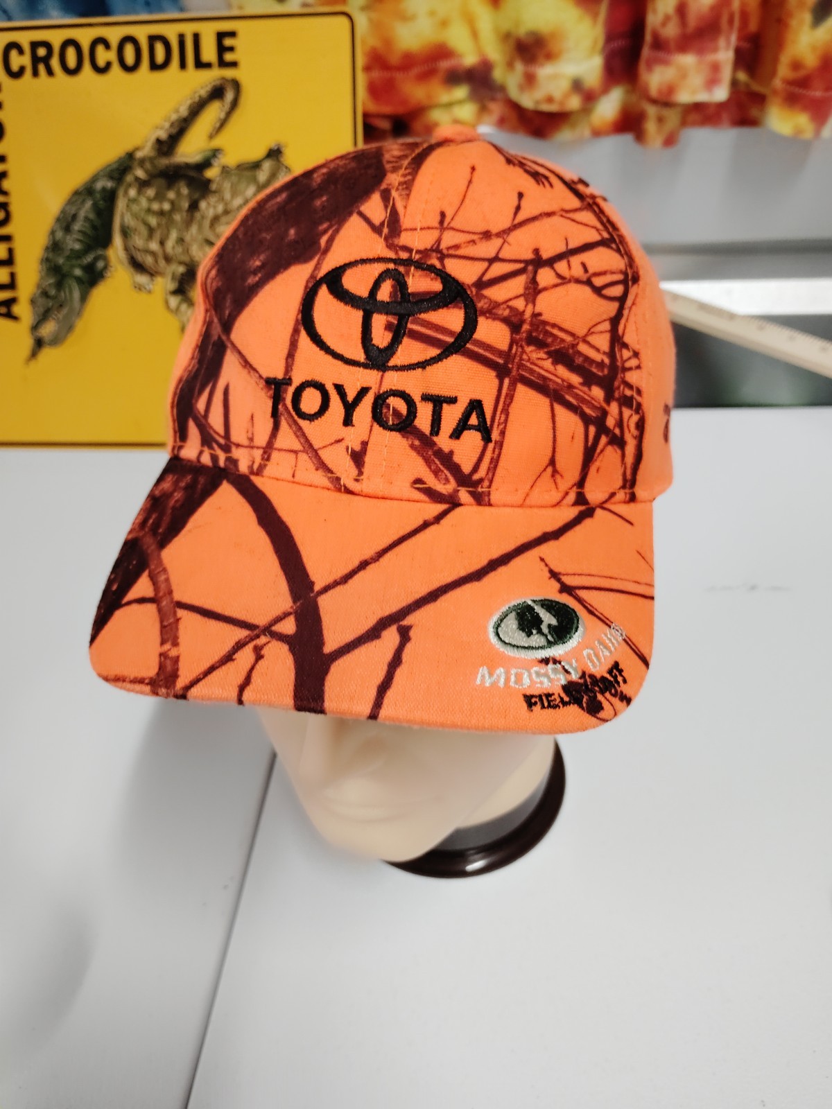 Toyota Mossy Oak Orange Camo Hat Pre Owned Good Hunting Sports A204