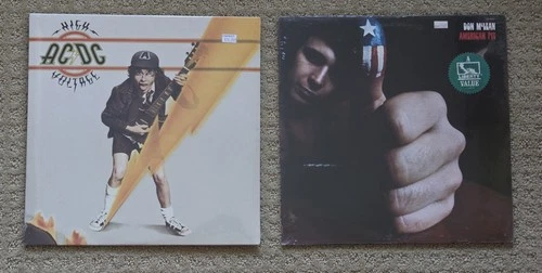 Mint Condition Classic Rock Hard Rock Heavy Metal vinyl record albums lot AC/DC