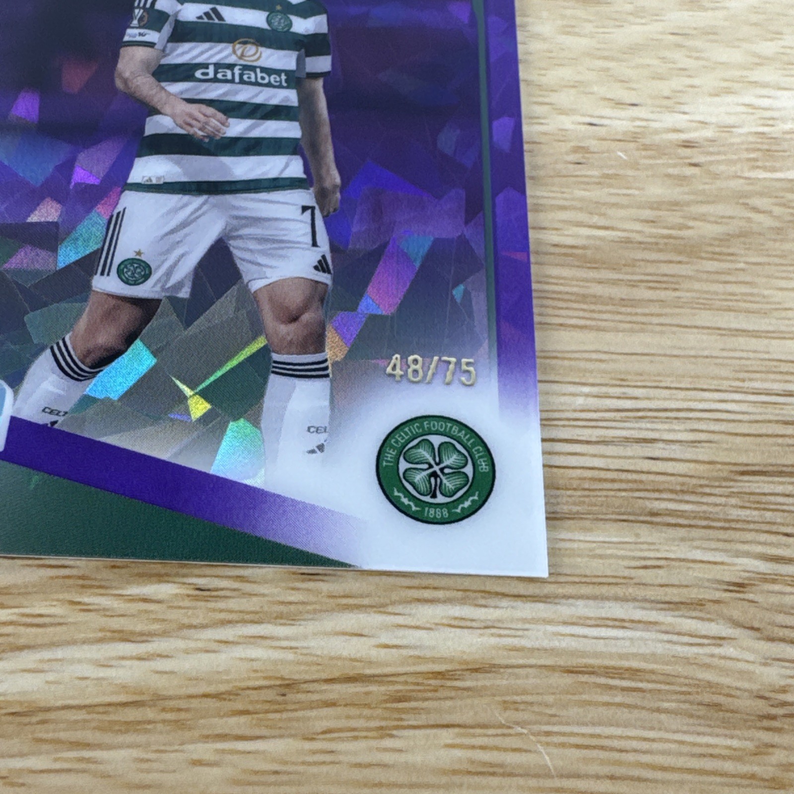 JOTA 2025-26 TOPPS CHROME UEFA EUROPA LEAGUE SAPPHIRE PURPLE /75 #30 view 3