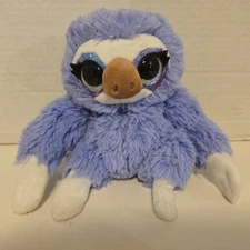 Plush Zuru Pets Alive 8 Inch Interactive Purple Sloth Works