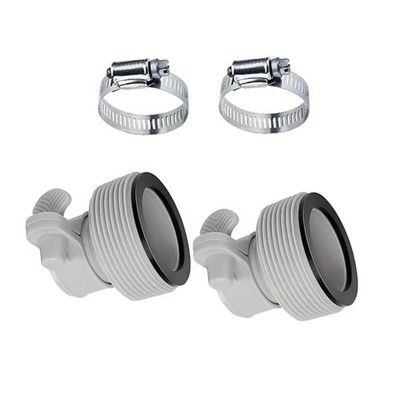 2pcs B Hose Adapter Pool 1.25'' To 1.5'' For Bestway Coleman Intex Filter Pumps
