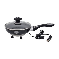 RoadPro 12 Volt Portable Electric Cooking Frying Pan w/ Non-Stick Surfaces