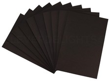 8 x 12 Inch Black Foam Sheets - 10 Pack - 1/4" 6mm Extra Thick Craft Sheets