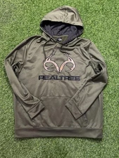 Realtree Pullover Hoodie Olive Green Size XXL
