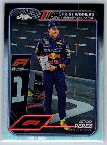 2024 Topps Chrome Formula 1 Sergio Perez Refractors #148