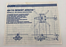 1992 GI Joe Blueprint - AH-74 Desert Apache
