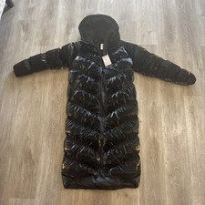 New Womens Nike Sportswear Windpuffer Therma-FIT Hooded Shine Parka Black Sz XS