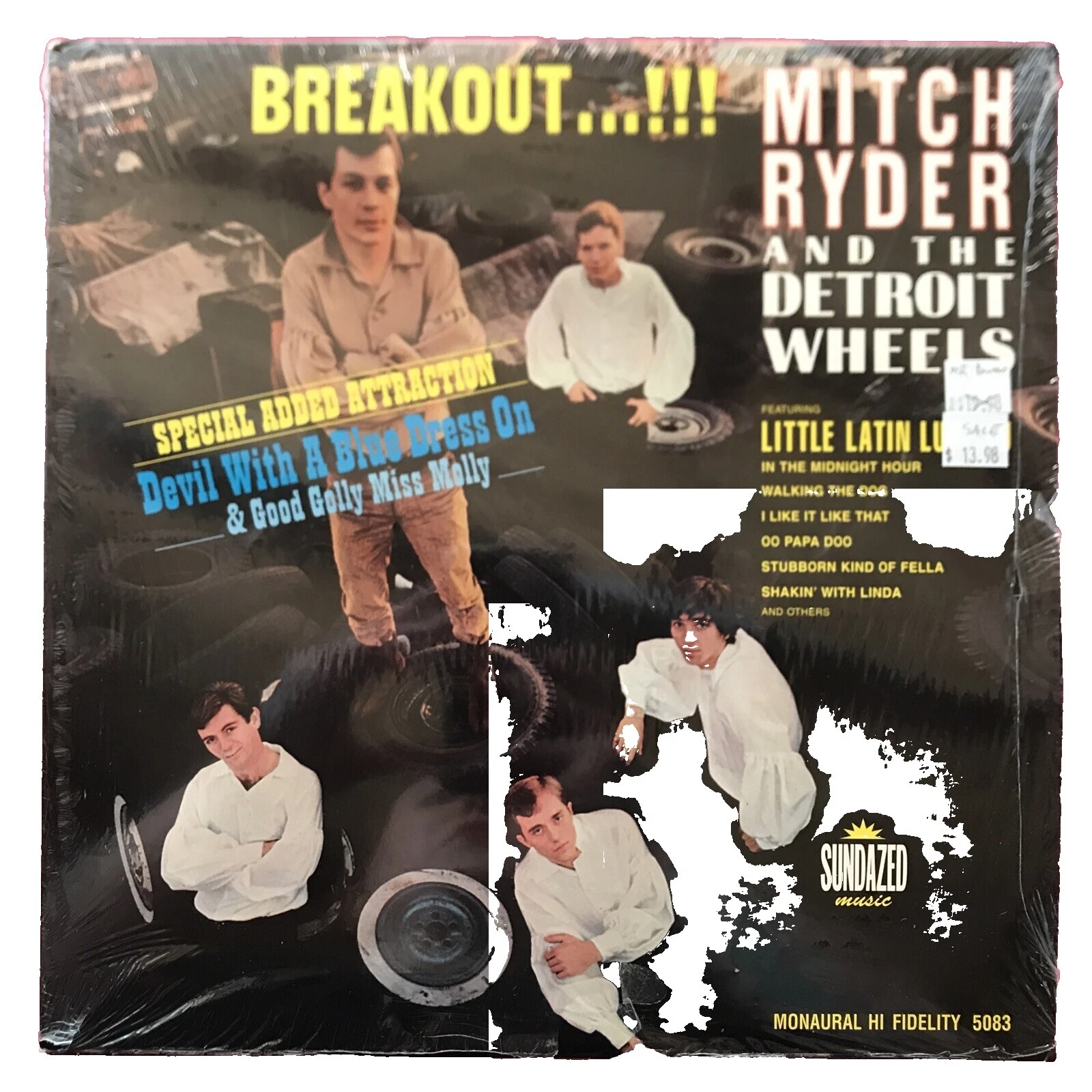 Mitch Ryder Very Good Plus (VG +) Sleeve 33 RPM Speed Vinyl Records