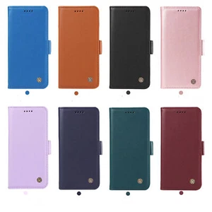Étui de téléphone en cuir pour carte en cuir Flip pour Samsung A54 A34 A14 A20 A30 A04E Remarque 20