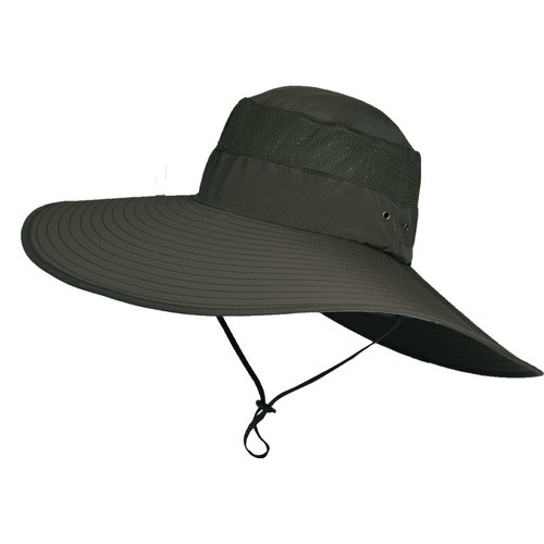 Wide Brim Bucket Hats for Hiking Fishing Riding Sun Protection 50+UPF Boonie Hat - Picture 18 of 18