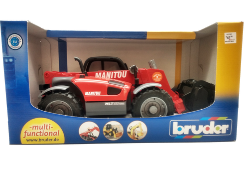 Bruder #02125 Manitou Telescopic Loader MLT 633 -New Telehandler #02125 Tractor - Picture 2 of 2