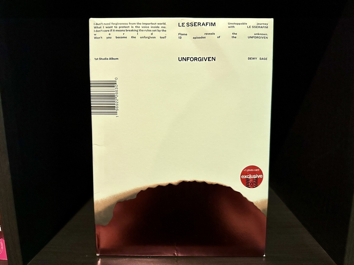 LE SSERAFIM - 1st Studio Album UNFORGIVEN Target Exclusive CD Dewy