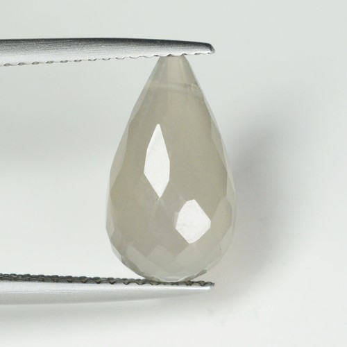 5.14 ct AWESOME NICE GRAY MOON STONE - Briollite Cut - See Vdo SP - 第 1/2 張圖片