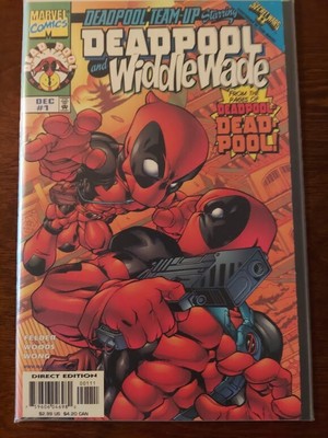 COMIC BOOK MARVEL DEADPOOL #1 FIRST WIDDLE WADE 1998 VF/NM
