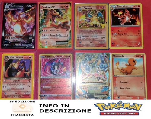 CHARIZARD THEMED POKÉMON LOT V/Gx/Shiny/Vmax/Base Set/VINTAGE/NEW/EX/HOLO