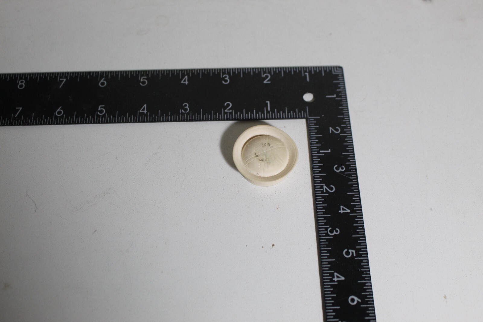 Vintage 1964 Hasbro GI Joe 12 Inch White Navy Sailor Cap Hat-image