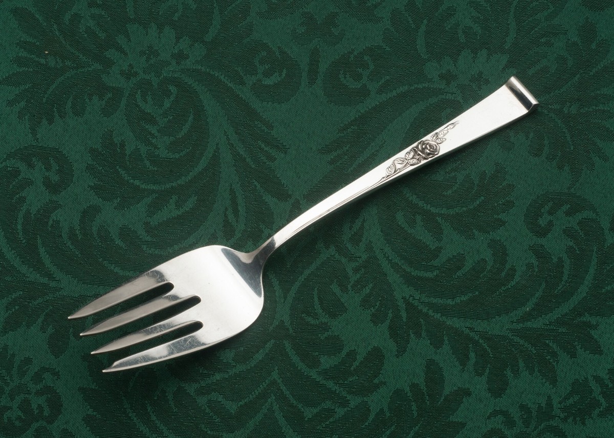 Classic Rose by Reed & Barton Sterling Silver Cold Meat Fork 8.25