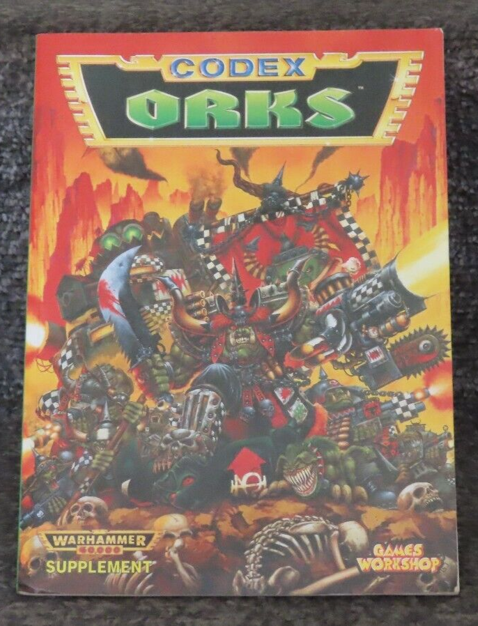 Warhammer 40K Codex Orks Second Edition 1994 Games Workshop OOP WH40K Book GW