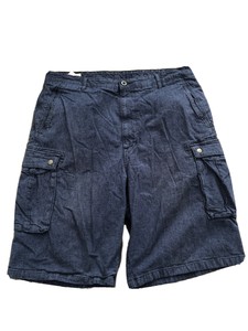levi's navy blue cargo shorts