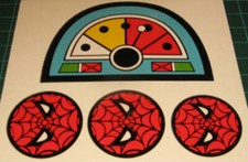 Remco Spider-man Custom Vinyl Reproductions Just Peel and Stick