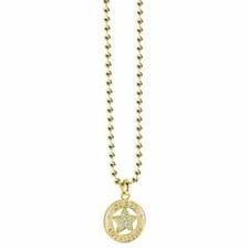 Image of Necklace Guess UBN21600 Women Gold Ring Length 45 Jewellery NEW