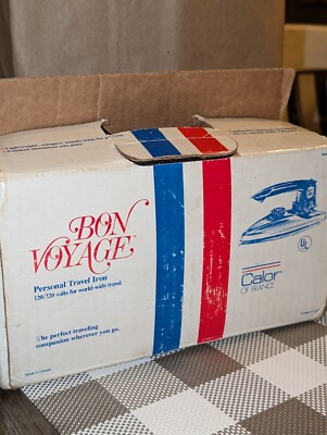Vintage CALOR Travel Iron Works Great And In Great Condition