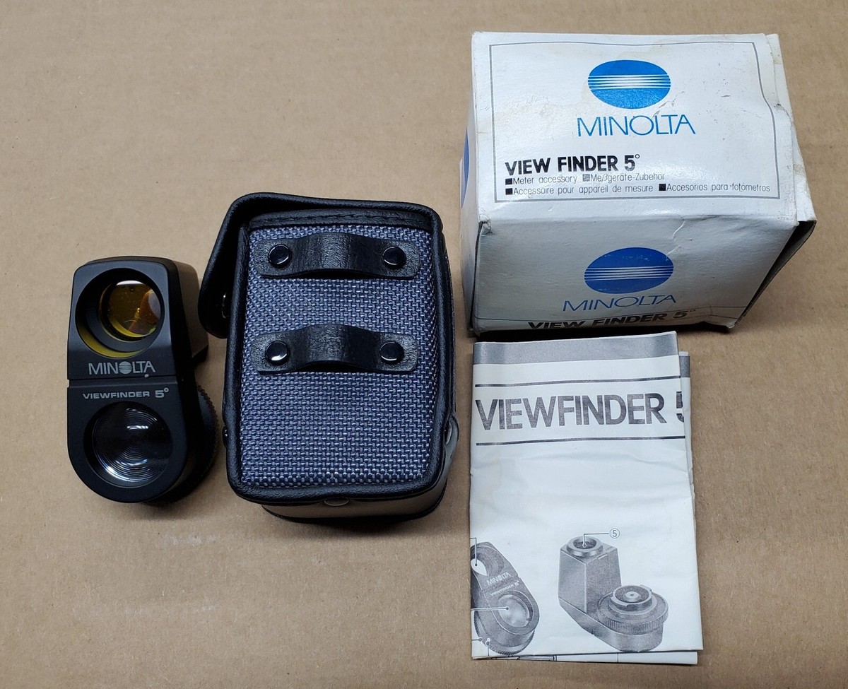 Mint in Case - Minolta View Finder 5 Degree for Flash Auto