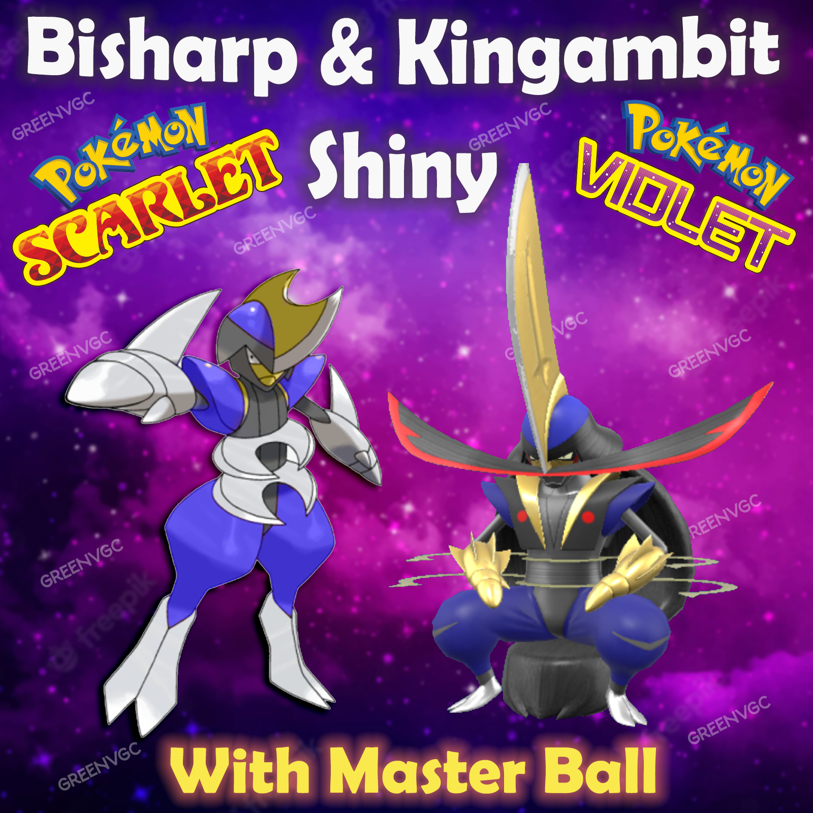 ⭐ Pokemon Scarlet and Violet ⭐ SHINY 6IV King Gambit