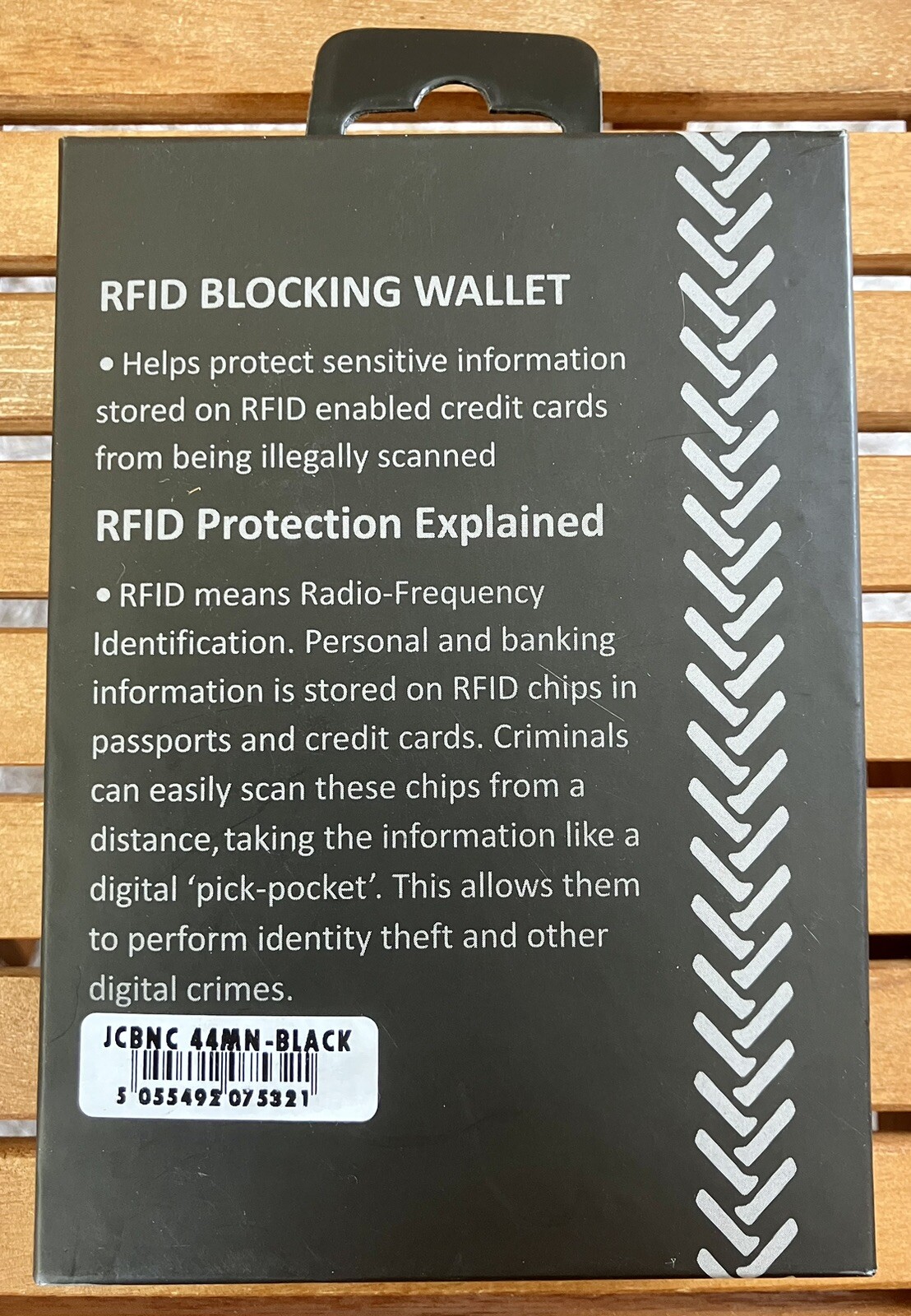 RFID Wallet DESIGNER Mens Leather Safe Contactless Card Blocking  