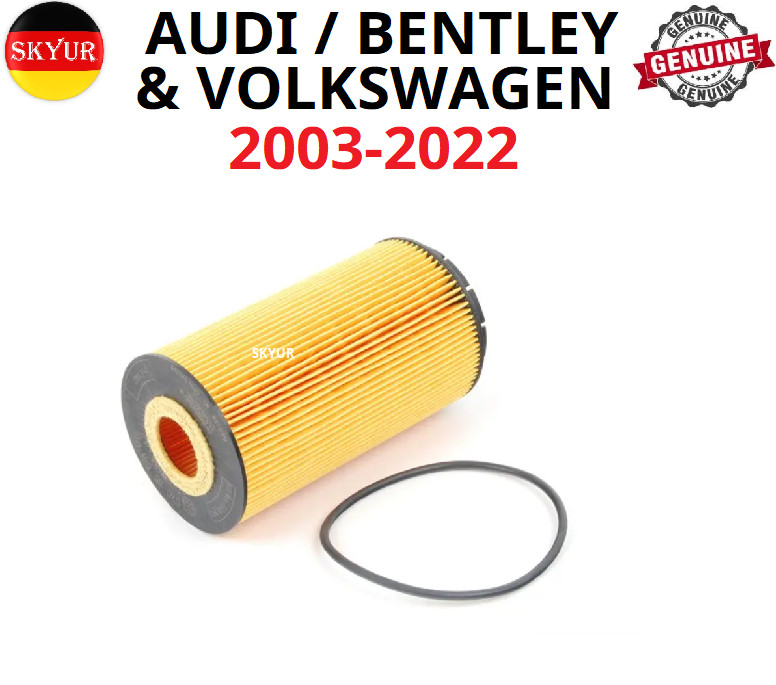 Engine Oil Filter Kit For 03-22 Audi, Bentley, & Volkswagen Vehicles 07C115562E