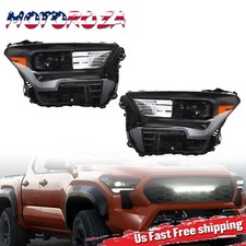 Pair For 2024-2025 Toyota Tacoma Led Headlight Assembly Left Right Side Lamp Pair For 2024-2025 Toyota Tacoma Led Headlight Assembly Left Right Side Lamp