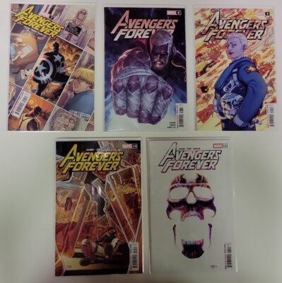   Avengers Forever (2022) #7-11 NM/VF+ Set Run Lot 1st printings Marvel Comics