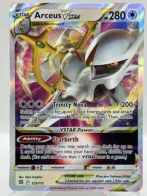 Arceus VSTAR 123/172 SWSH Brilliant Stars Holo Ultra Rare
