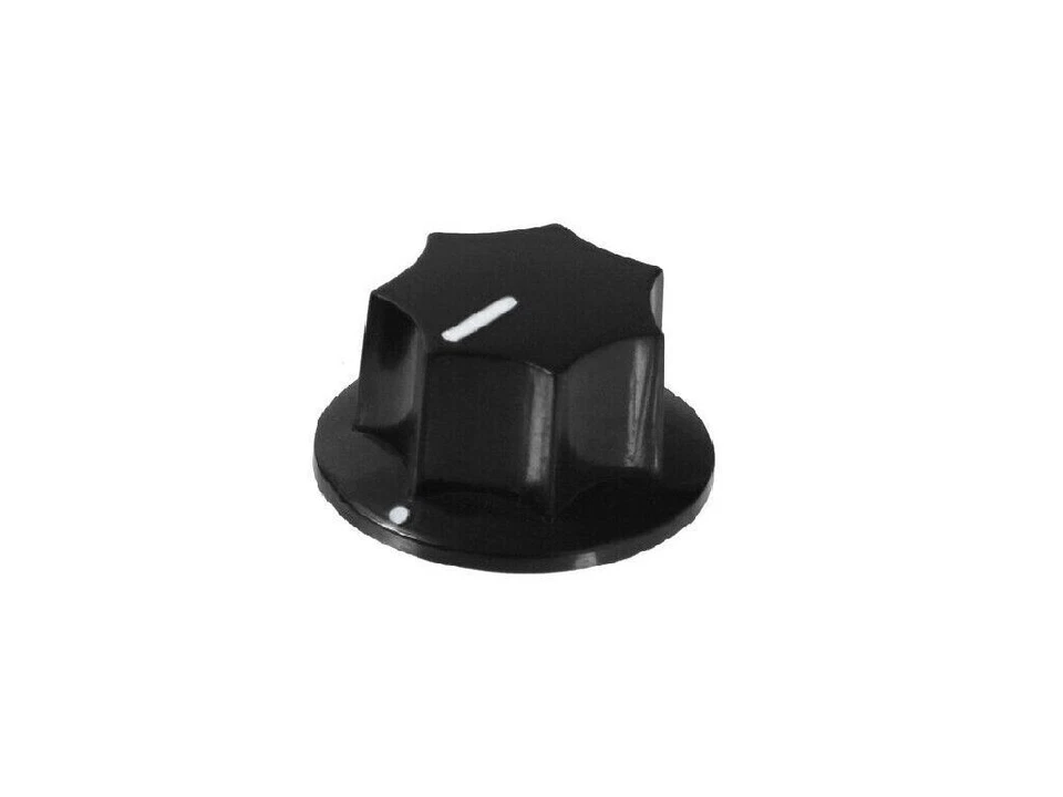 Potiknopf Drehknopf 6mm Achse Reglerknopf Schwarz Potentiometer Knopf Kunststoff - Bild 4 von 4