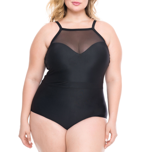 Boutique + One Piece Swimsuit Plus Size 