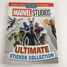 Marvel Studios Ultimate Sticker Collection Book Superhero Villains Hulk Iron Man