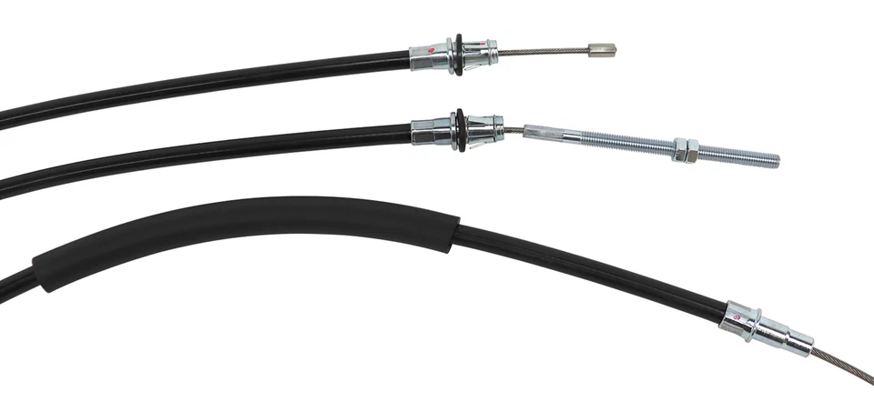 Kit de cables de freno de estacionamiento Corvette C4 - delanteros y traseros - 3 piezas 1984-1987 Foto 2 de 4