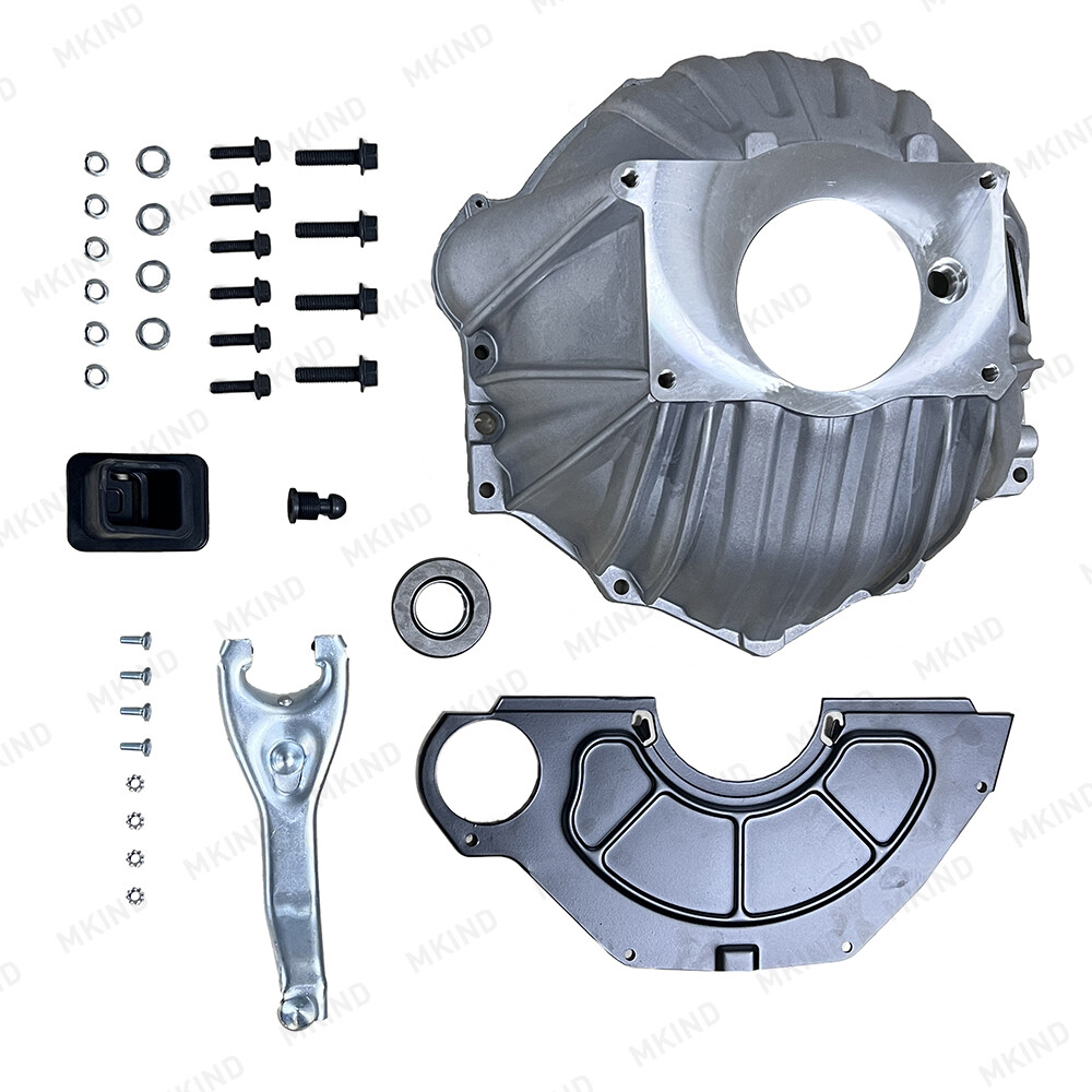 3899621 Chevy Bell Housing Kit & 11" Clutch Fork & Throwout Bearing & Cover eBay