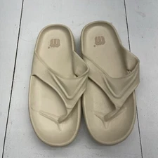 3F Ivory Rubber Flip Flop Sandals Unisex Adults Size 42