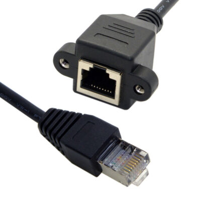 CAT6 Cat5e UTP Male to Female M/F Lan Ethernet Network Extension Cable Cord 30cm