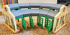 THOMAS & FRIENDS TIDMOUTH SHEDS ROUNDHOUSE 2011 TOMY WOODEN RAILWAY