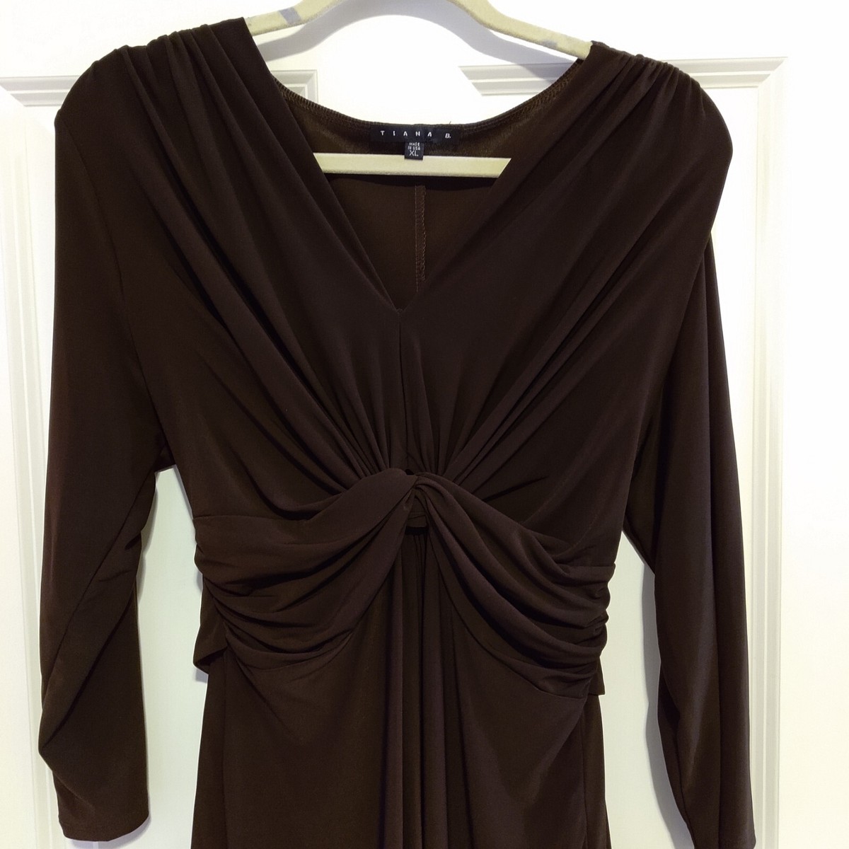 tiana brown dress DP358
