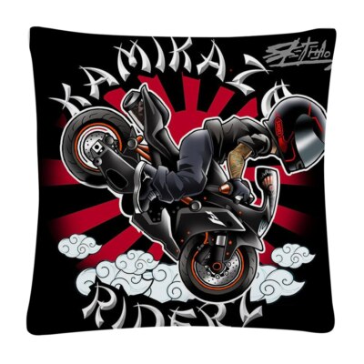 Kissenbezug Kissenbezug Motorrad 45x45 cm 