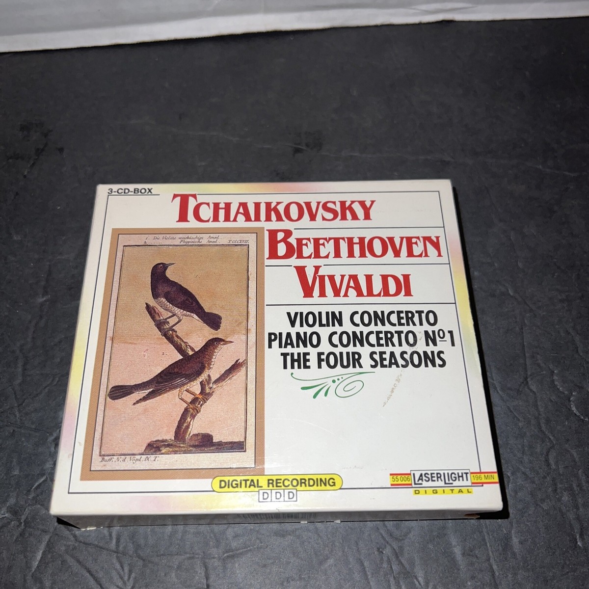 クラッシック音楽CD Tchaikovsky, Beethoven, Vivaldi CD Nov-1995, 3 Discs