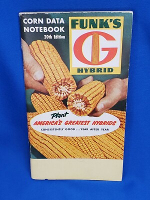 Funks G Hybrid 1958 - 1959 Corn Data Booklet 20th Ed VTG IA Ag SEED Advertising 